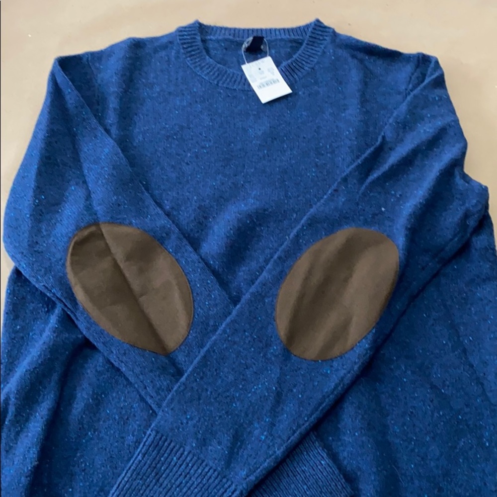 J.Crew elbow patch sweater